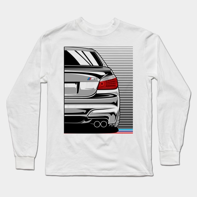 BMW M5 E60 Long Sleeve T-Shirt by idrdesign